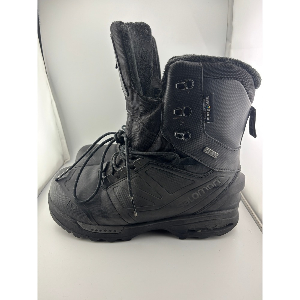 Salomon Toundra Forces CSWP Mens 9.5 Black Winter Tactical Boots 404727